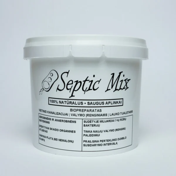 Septic Mix kibiriukas 500g, baltame fone