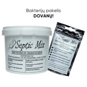 Bakterijos valymo įrenginiams | vietinei kanalizacijai | lauko tualetams, Septic Mix - 6 mėn. - 0.5 kg