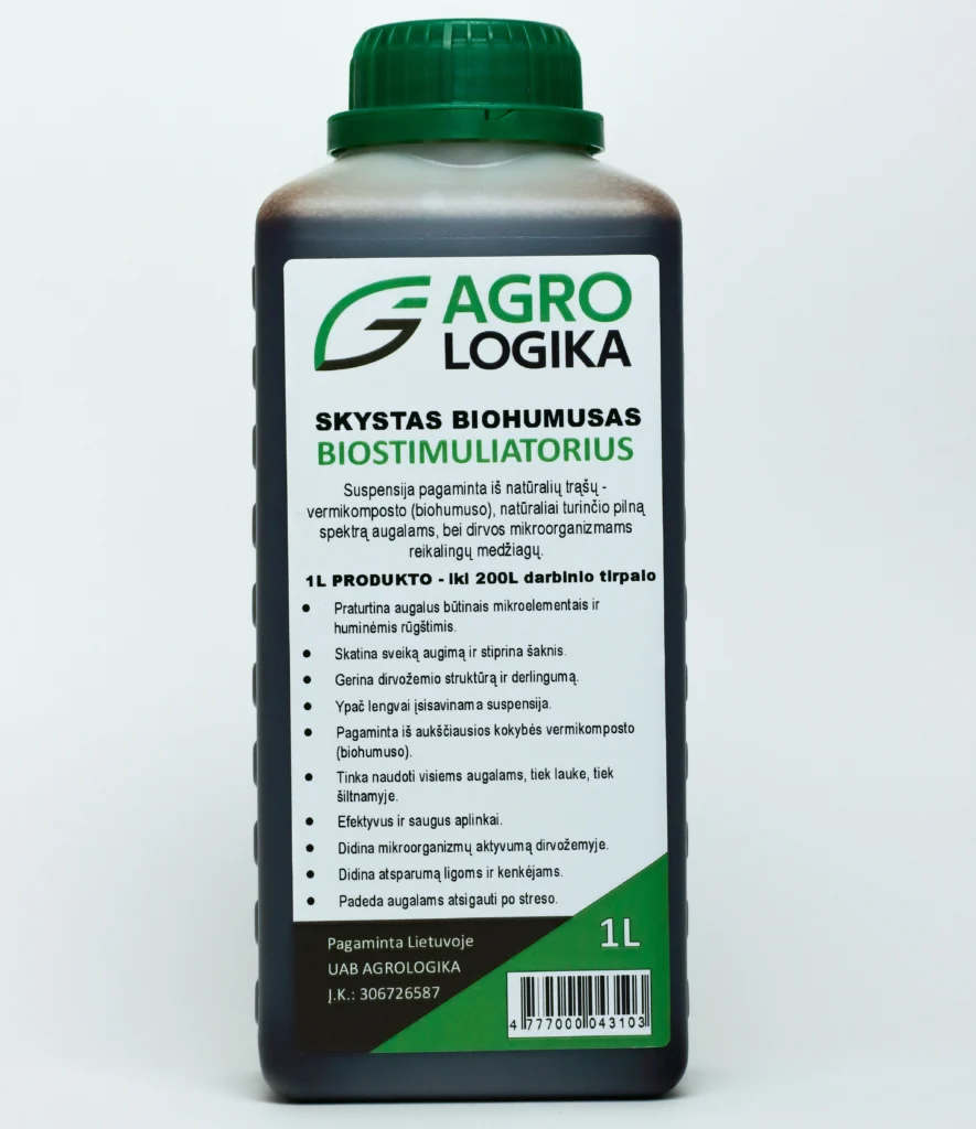 Agrologika Skystas Biohumusas 1L – Natūrali Skysta Trąša