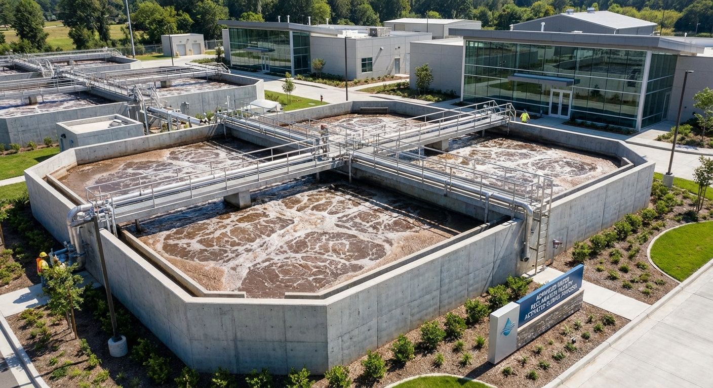 Bakterijų naudojimas nuotekų valymo įrenginyje su rezervuarais