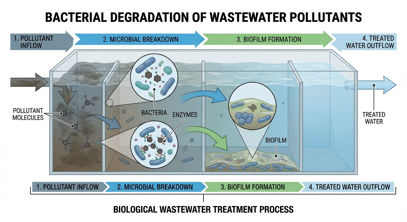 Bakterij73 poveikis biologiniams procesams nuotek73 valyme